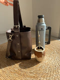 Matera MKA Café · Eco cuero marrón