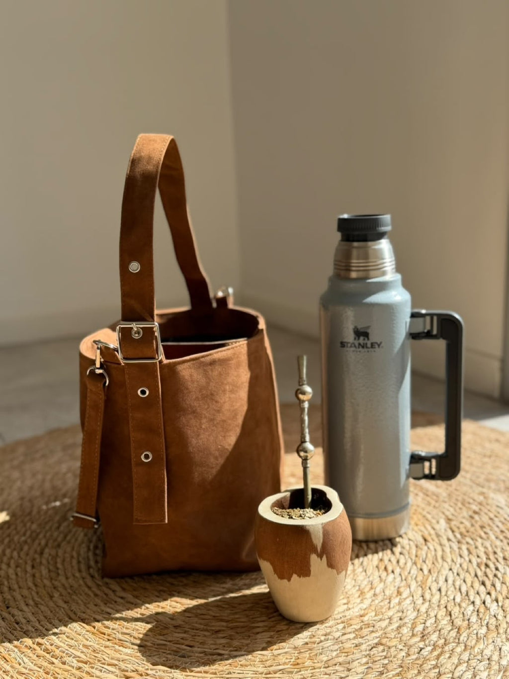 Set Matero MKA Caramelo · Gamuza suela